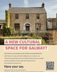 a poster for a new cultural space for galway